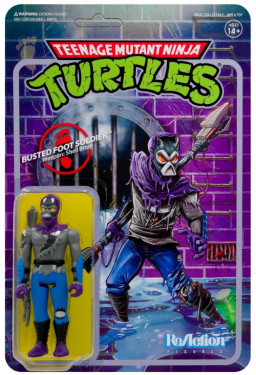  ReAction Figure Teenage Mutant: Ninja Turtles  Wave 3  Damaged Foot Soldier (9 )