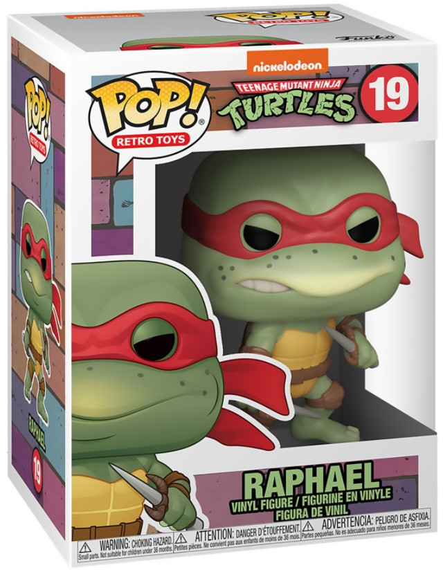  Funko POP Retro Toys: Teenage Mutant Ninja Turtles: Raphael (9,5 )