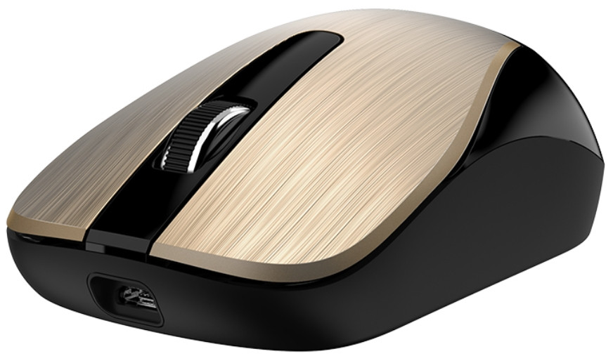 Мышь Genius ECO-8015 беспроводная для PC (золотой металлик)
