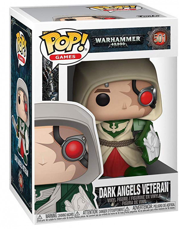 Фигурка Funko POP Games: Warhammer 40 000 – Dark Angels Veteran (9,5 см)