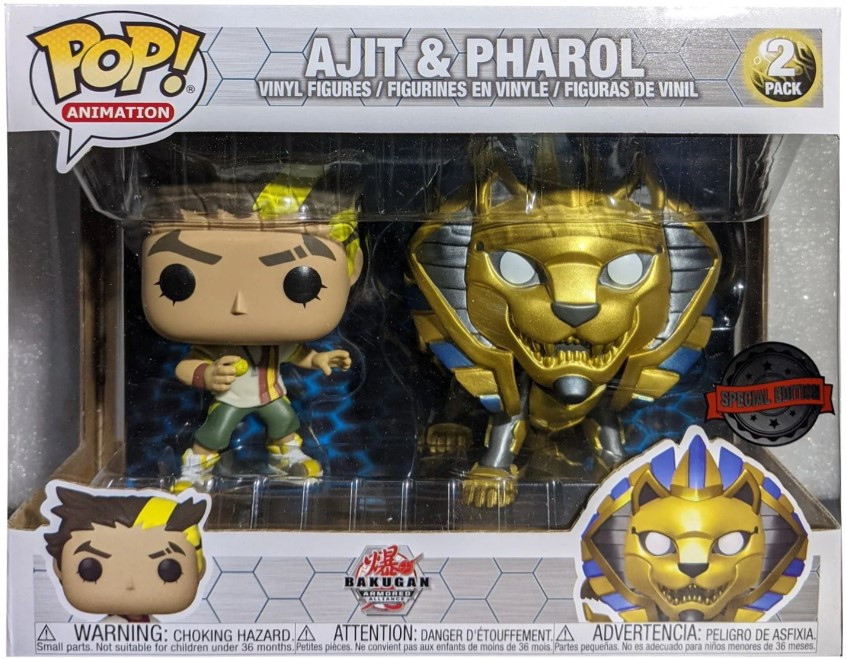  Funko POP Animation: Bakugan  Ajit & Pharol Exclusive 2-Pack (9,5 )