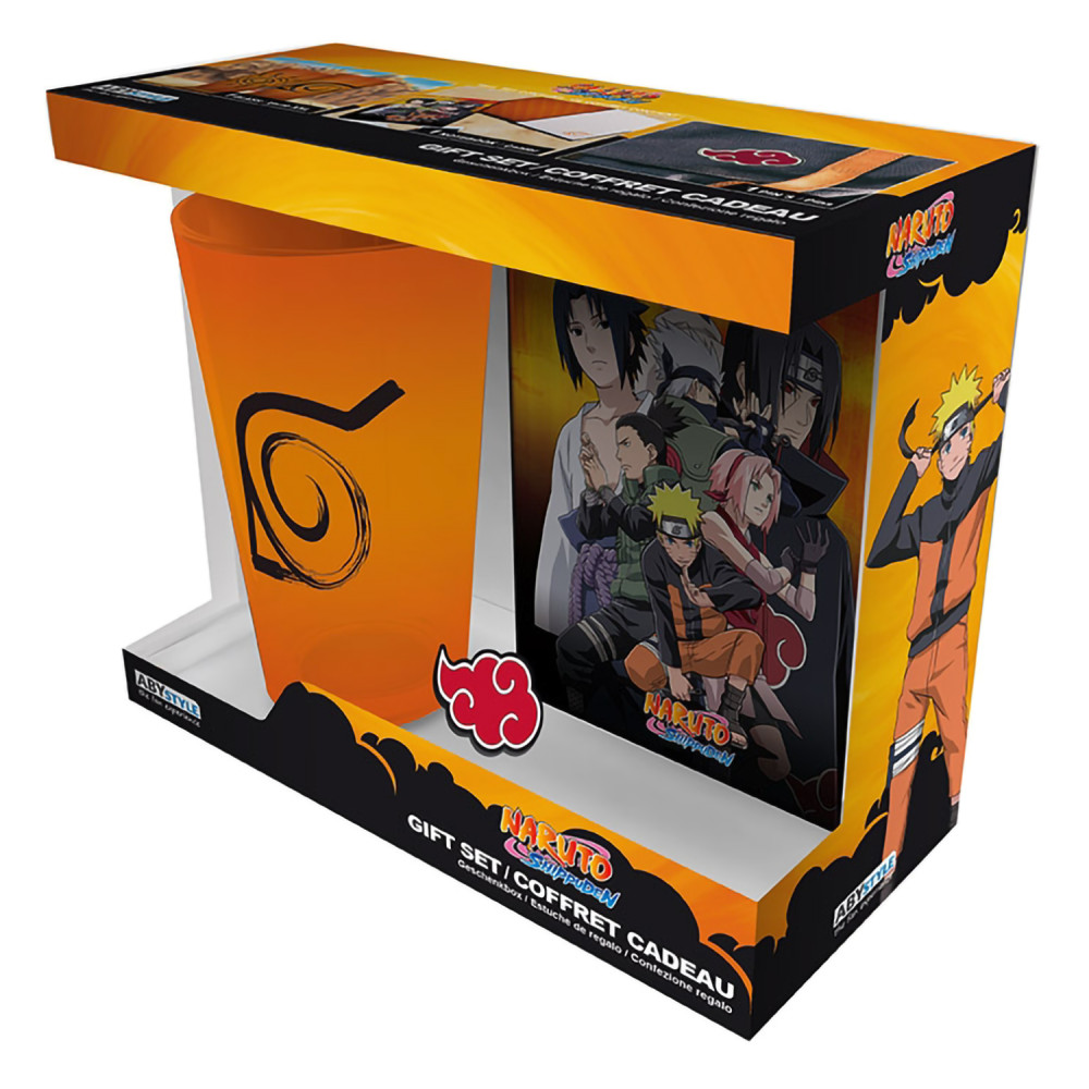 Набор подарочный Naruto Shippuden: Naruto (Стакан, значок, блокнот)