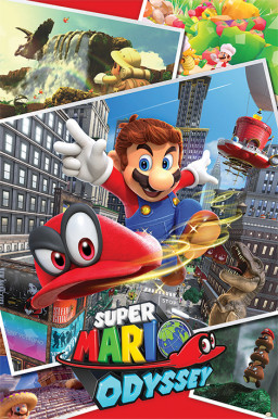 Постер Nintendo: Super Mario Odyssey Collage