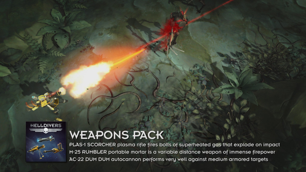 HELLDIVERS. Weapons Pack [PC, Цифровая версия]