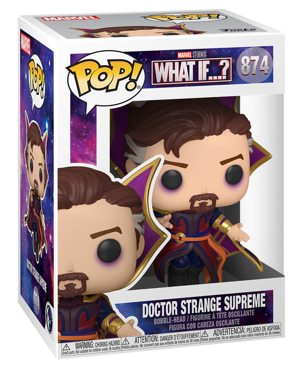  Funko POP: Marvel What If...?  Doctor Strange Supreme Bobble-Head (9,5 )