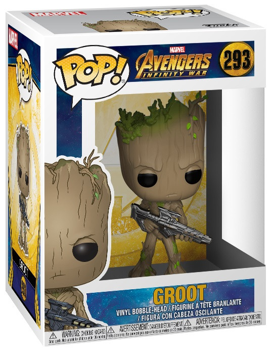  Funko POP Marvel: Avengers Infinity War  Groot Bobble-Head (9,5 )