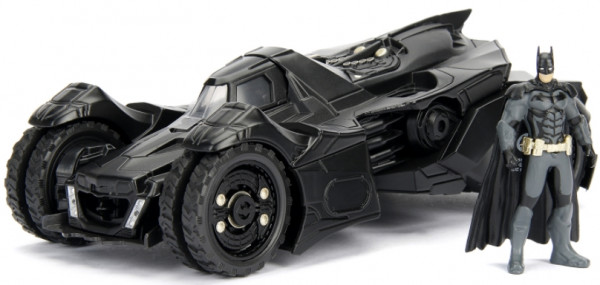 Набор DC Batman Arkham Knight: модель машины Batmobile (масштаб 1:24) + фигурка Batman Figure 2.75"