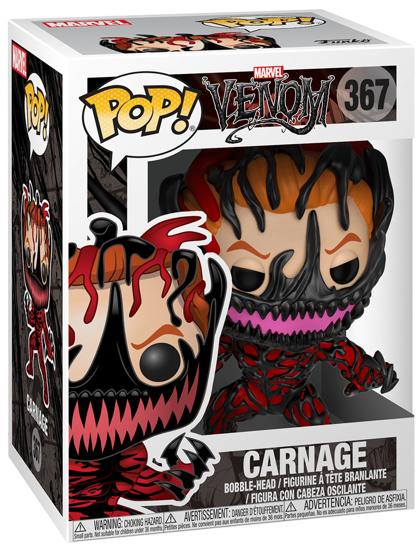  Funko POP Marvel: Venom  Carnage Bobble-Head (9,5 )