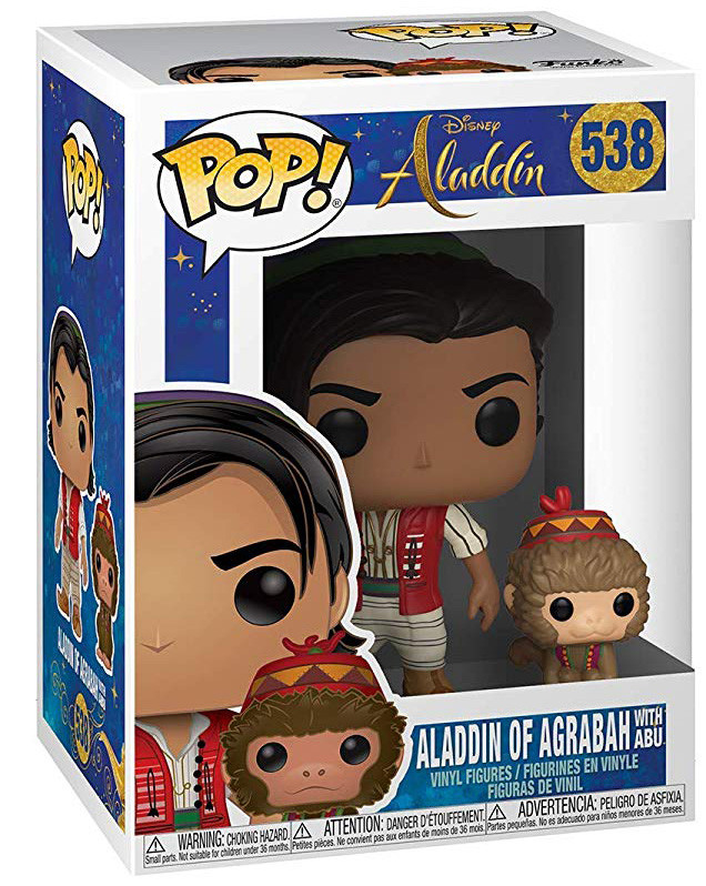  Funko POP: Disney Live-Action Aladdin  Aladdin Of Agrabah With Abu (9,5 )