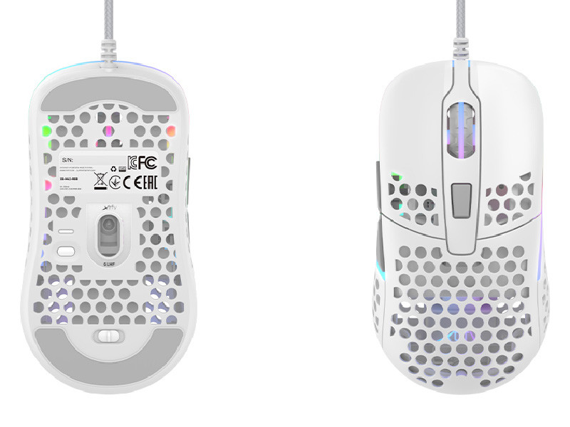 Мышь Xtrfy M42 проводная игровая для PC (белая)