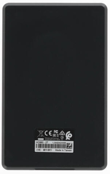 Внешний жесткий диск ADATA DashDrive HDD HC660 2TB USB 3.1 (серый)