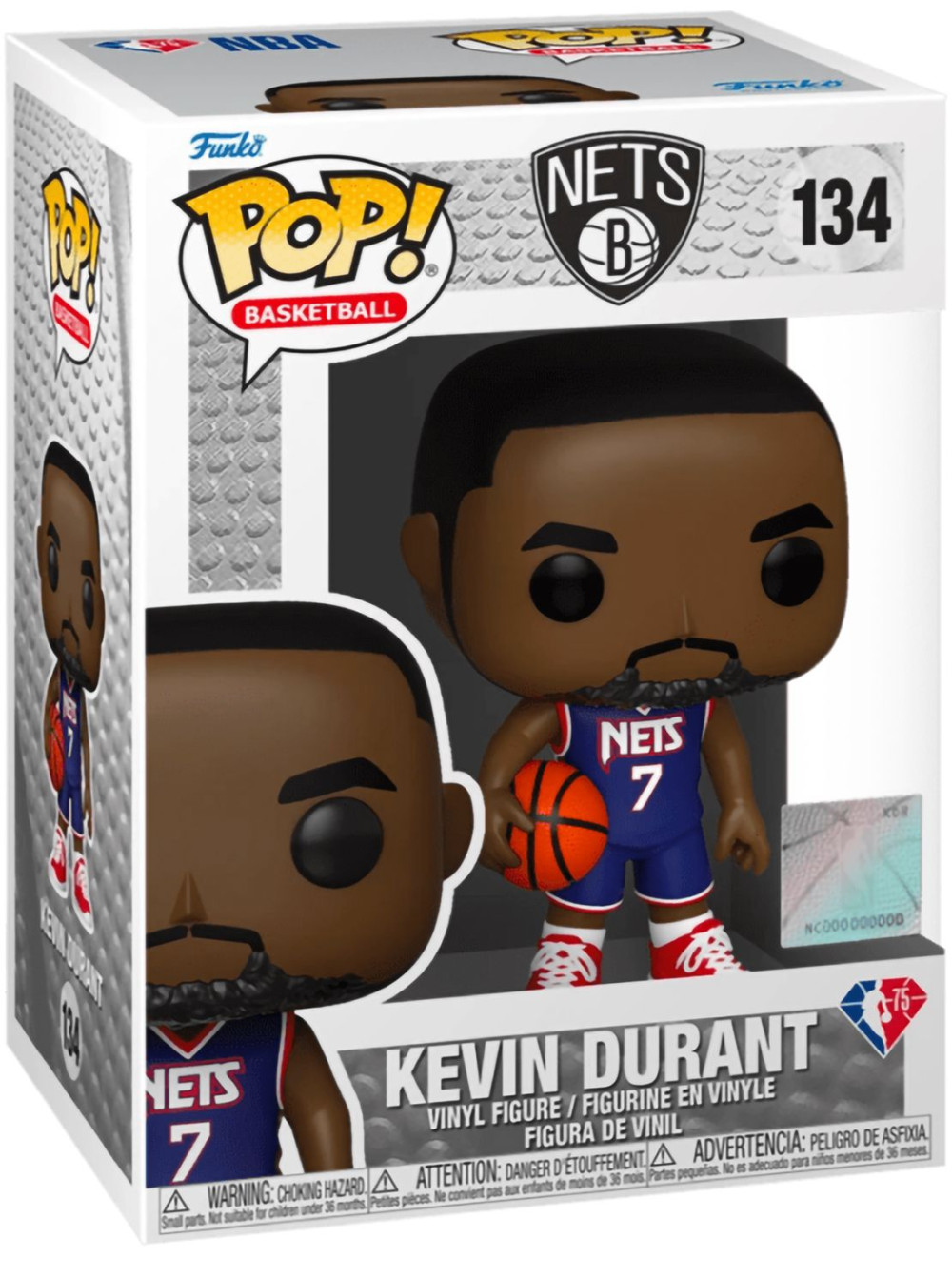  Funko POP Basketball NBA: Brooklyn Nets  Kevin Durant City Edition 2021 (9,5 )