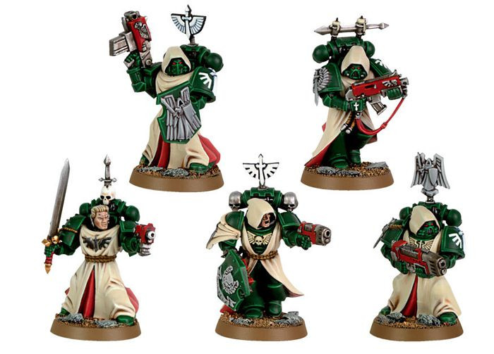 ����� �������� Warhammer 40,000 Dark Angels Veteran Marines