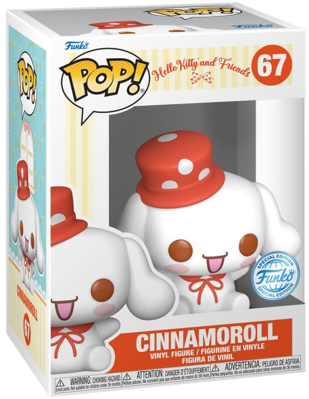  Funko POP: Hello Kitty And Friends  Cinnamoroll with Hat Exclusive (9,5 )