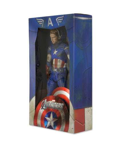  NECA Avengers  Captain America (Battle Damaged) (46 )