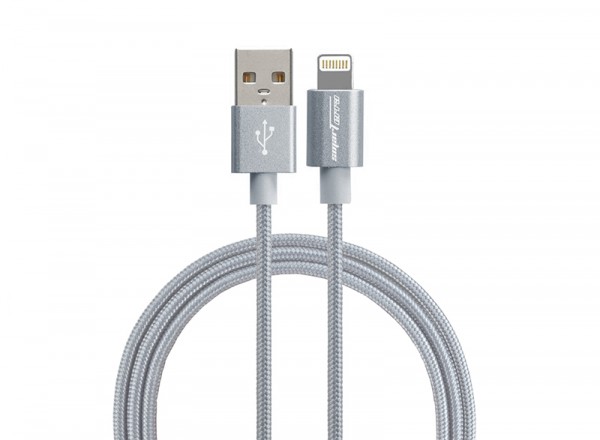 Кабель Smarterra STR-AL002M с разъемом Lightning для устройств Apple (серый)