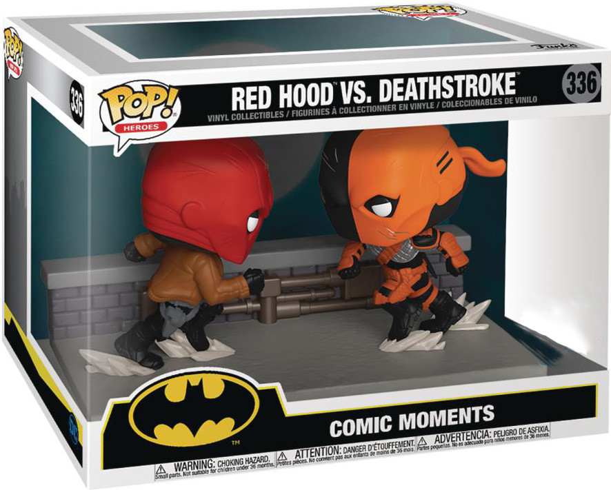  Funko POP Heroes: DC Collection Comic Moments  Red Hood Vs. Deathstroke Exclusive (2-Pack)