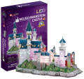 3D Puzzle Замок Нойшванштайн с LED-подсветкой (128 элементов)