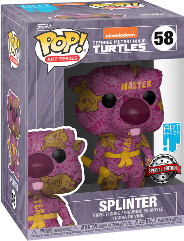 Фигурка Funko POP Art Series Teenage Mutant Ninja Turtles: Splinter With Case Exclusive (9,5 см)