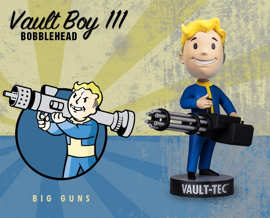  Fallout 4 Vault Boy 111 Bobbleheads: Series Three  Big Guns (13 )