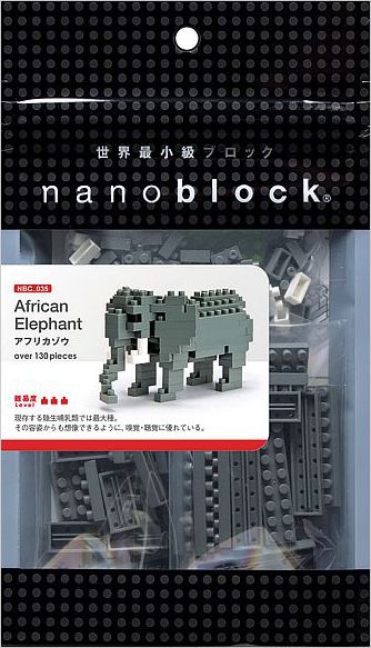 Конструктор nanoBlock. Африканский Слон