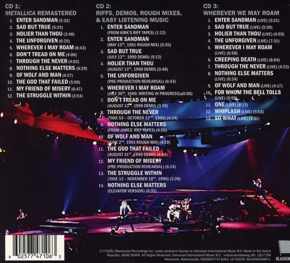 Metallica  Metallica (The Black Album) (Expanded Edition) (3 CD)