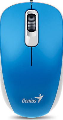Мышь Genius DX-110 проводная для PC (голубая)
