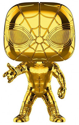  Funko POP Marvel: The First Ten Years  Iron Spider Chrome Bobble-Head (9,5 )
