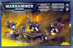   Warhammer 40,000. Space Marine Scouts with Sniper Rifles