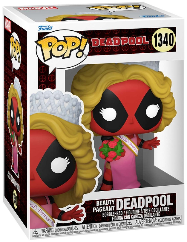 Фигурка Funko POP Marvel: Deadpool – Beauty Pageant Deadpool Bobble-Head (9,5 см)