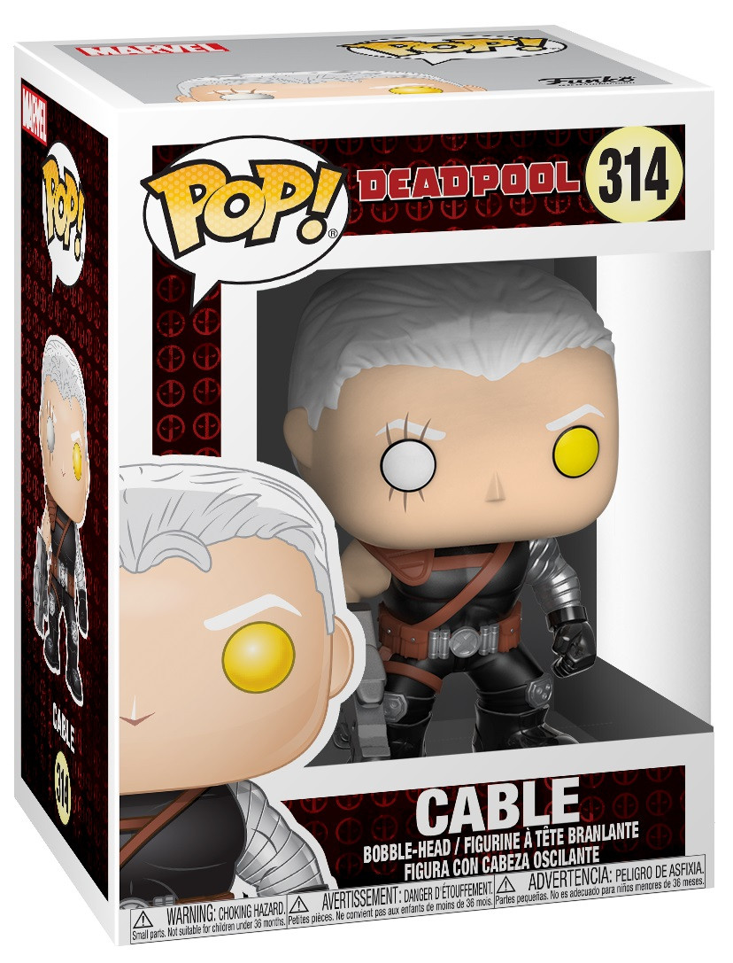 Funko POP: Deadpool  Cable Bobble-Head (9,5 )