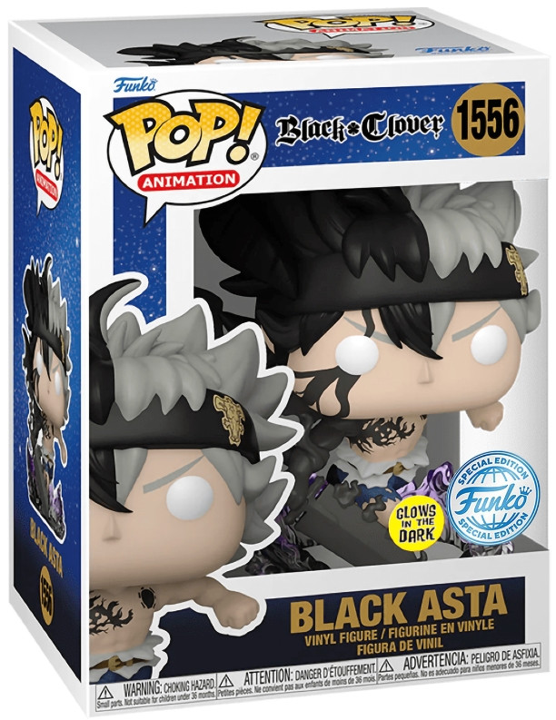 ������� Funko POP Animation: Black Clover � Black Asta (Demon) [Glows In The Dark] Exclusive (9,5 ��)