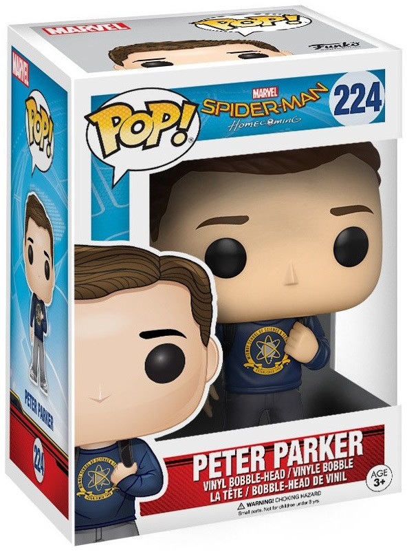  Funko POP Marvel: Spider-Man Homecoming  Peter Parker Bobble-Head (9,5 )