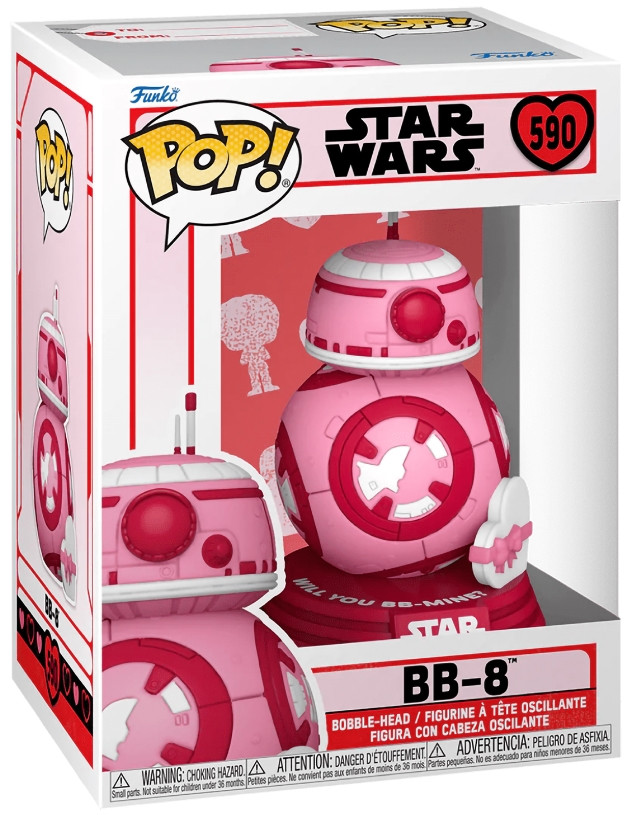  Funko POP Valentines: Star Wars  BB-8 (9,5 )