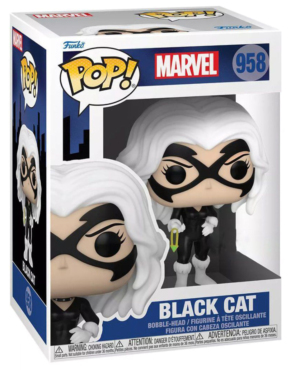 ������� Funko POP Animation Marvel: Spider-Man The Animated Series � Black Cat Bobble-Head Exclusive (9,5 ��)