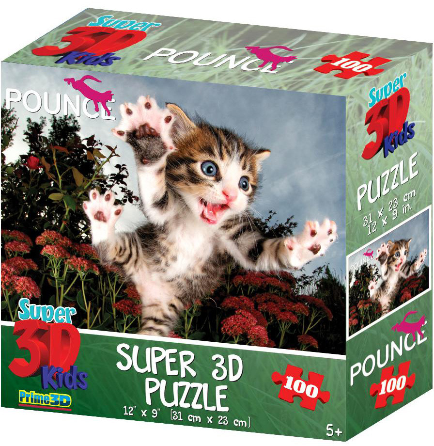 Super 3D Puzzle: Пушистый охотник