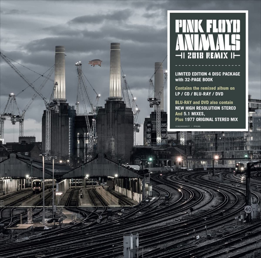 PINK FLOYD  Animals  2018 Remix  LP+CD+DVD+BD + �������� ���������� COEX ��� ������������� 12" 25�� �����