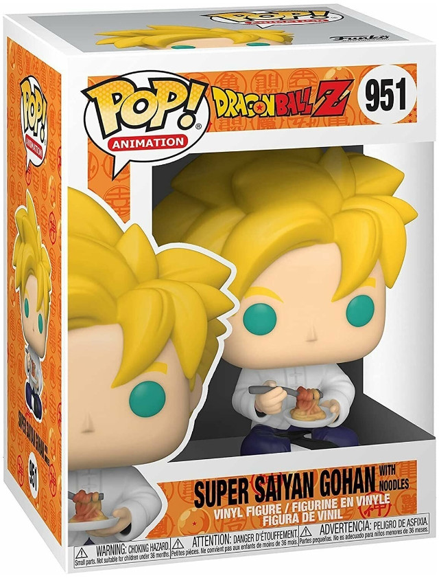  Funko POP Animation: Dragonball Z [Series 9]  Super Saiyan Gohan With Noodles (9,5 )