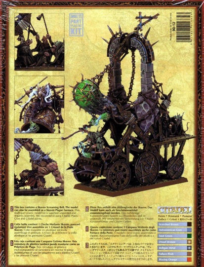 Набор миниатюр Warhammer 40,000. Skaven Screaming Bell/Plague Furnance