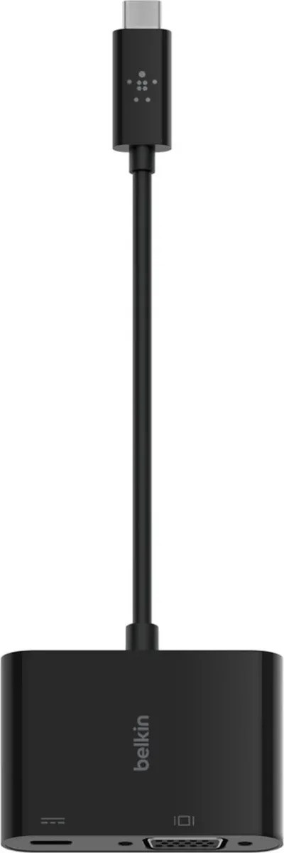 Адаптер (переходник) Belkin USB-C/VGA (черный) (AVC001btBK)