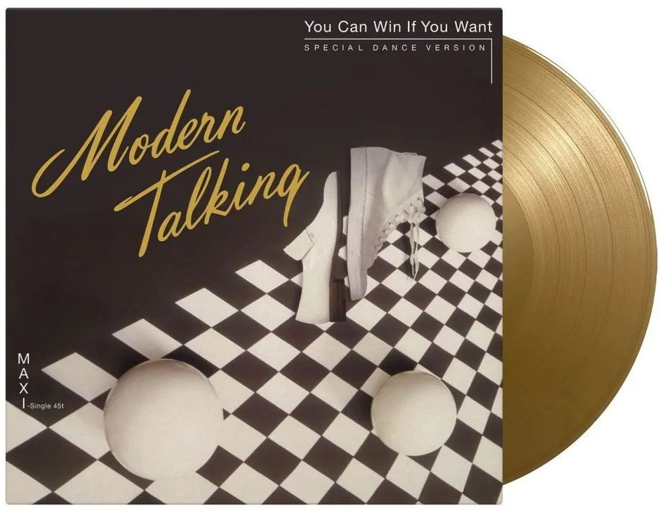 MODERN TALKING  You Can Win If You Want  12" Coloured Gold Vinyl  LP + Спрей для очистки LP с микрофиброй 250мл Набор