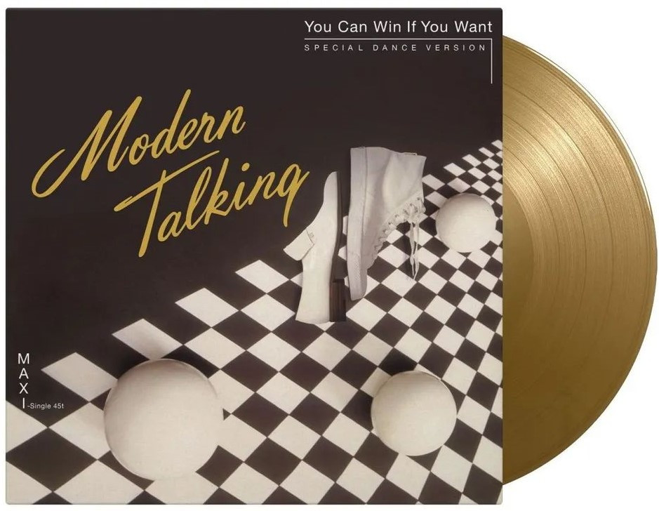 MODERN TALKING  You Can Win If You Want  12" Coloured Gold Vinyl  LP +    LP   250 