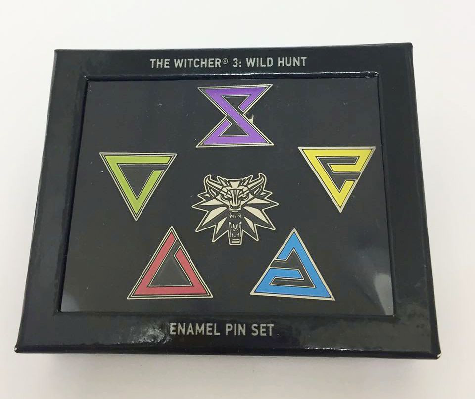   The Witcher 3. Wild Hunt. Enamel pin set