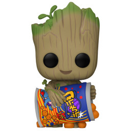 Фигурка Funko POP Marvel: I Am Groot – Groot With Cheese Puffs (9,5 см)