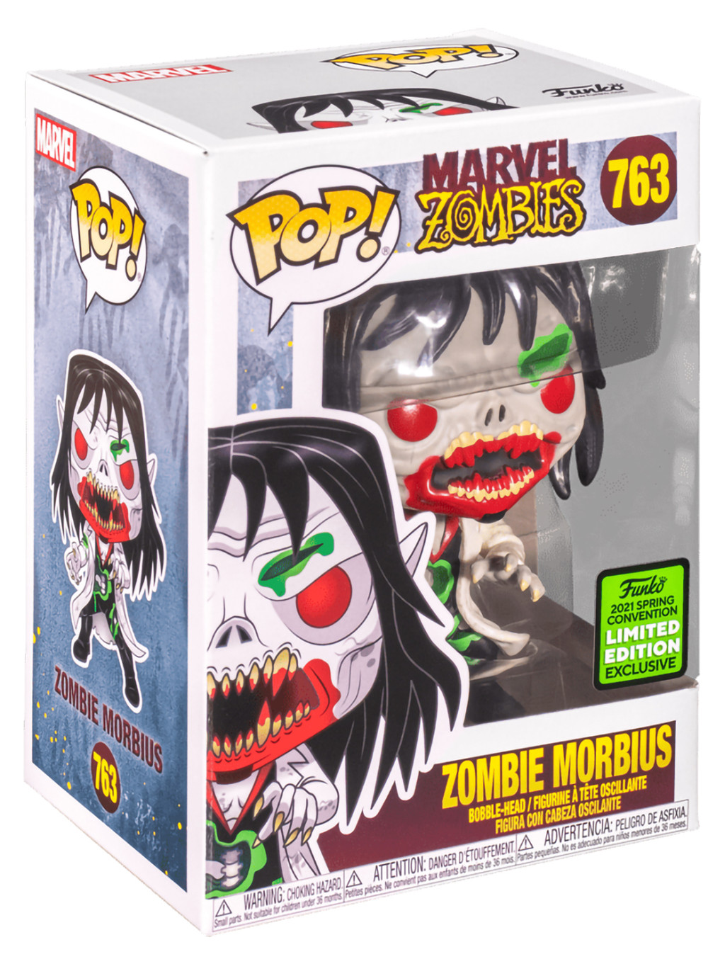  Funko POP Marvel: Zombies  Zombie Morbius Bobble-Head (9,5 )