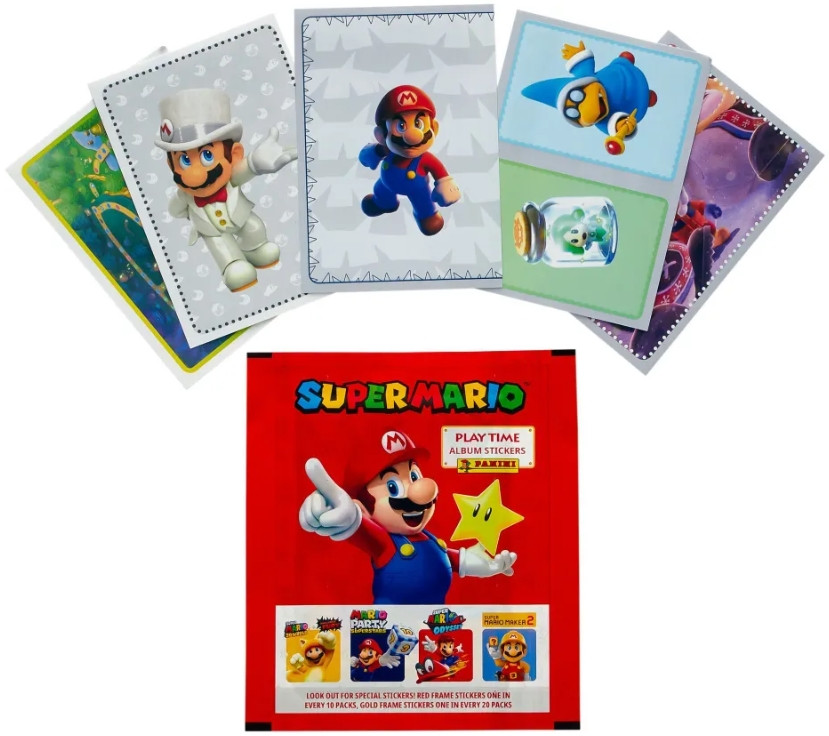 Бокс с наклейками Super Mario / Супер Марио (50 наборов)