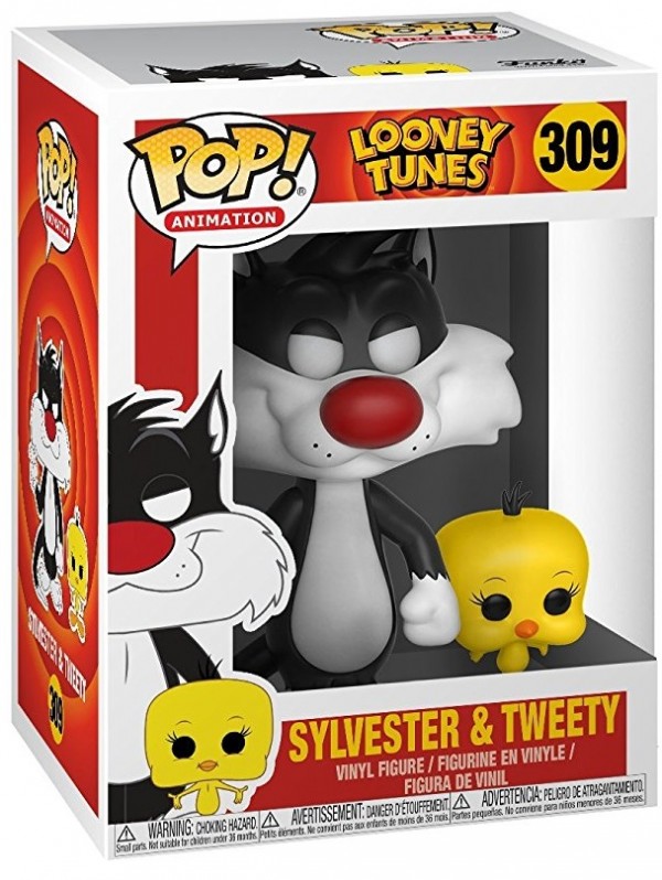 Фигурка Funko POP Animation: Looney Tunes – Sylvester & Tweety (9,5 см)