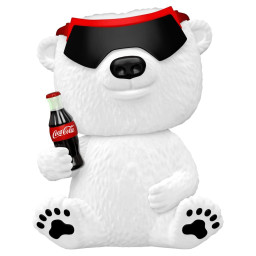  Funko POP Ad Icons: Coca-Cola 90s  Coca-Cola Polar Bear [Flocked] Exclusive (9,5 )