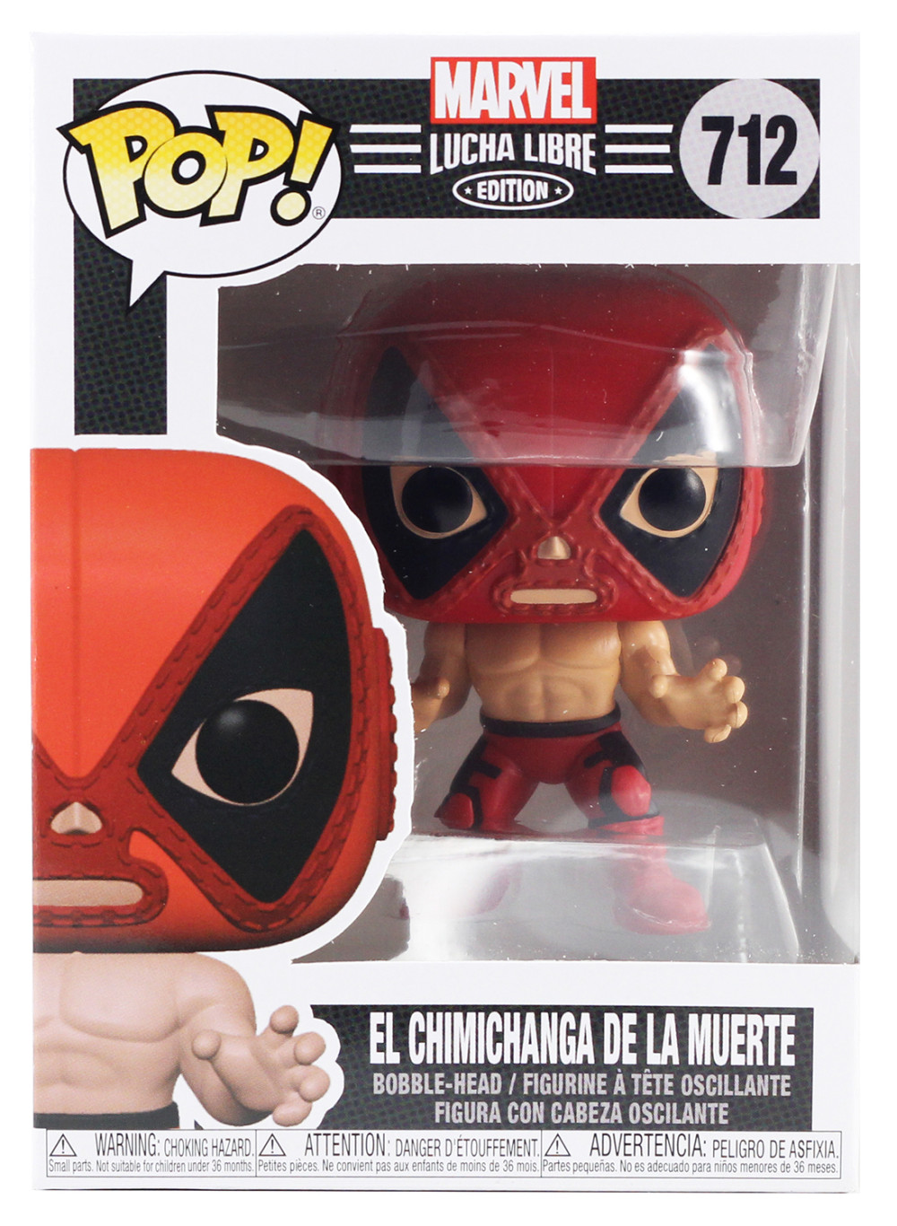 Фигурка Funko POP Marvel: El Chimichanga De La Muerte Deadpool Bobble-Head (9,5 см)
