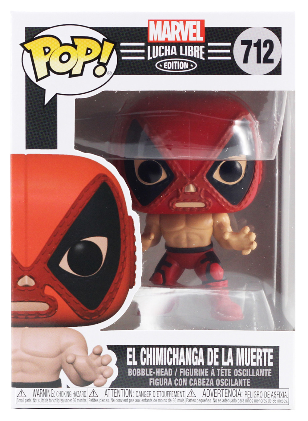  Funko POP Marvel: El Chimichanga De La Muerte Deadpool Bobble-Head (9,5 )